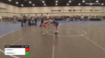 113 lbs Prelims - Easton Cooper, WI vs Landon Robideau, MN