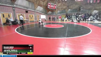 141 lbs Cons. Semi - Micheal Padilla, East Los Angeles College vs Elijah Nero, Palomar College