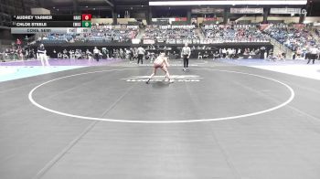 100 lbs Cons. Semi - Audrey Yarmer, Hays HS vs Chloe Steele, Emporia HS