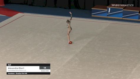 Alexandra Ebert - Ball, NorthWest Rhythmic LLC - 2021 Rhythmic Elite Qualifier