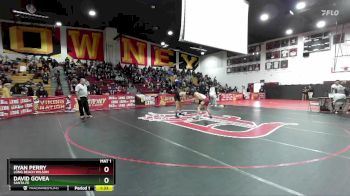 126 lbs Quarterfinal - Ryan Perry, Long Beach Wilson vs DAVID GOVEA, Santa Fe