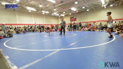 120 lbs Rr Rnd 5 - Xzavier Molinas, NORTH DESOTO WRESTLING ACADEMY vs Kiah Locust, Cowboy Elite Orange