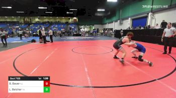 138 lbs Consi Of 32 #1 - Brandon Bauer, NJ vs Luke Belcher, TN