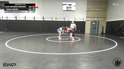 140 lbs Champ. Round 2 - Sarai Cortez, Gilroy vs Lilah Olivares-serrano, Hollister High School