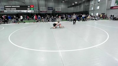 150 lbs Champ. Rd Of 32 - Landon Vanacker, Illinois vs Evan Curtis, Dubuque Wrestling Club