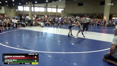 50 lbs Semifinal - Andrew Schwarting, Sepa vs Conrad Ball, Well Trained