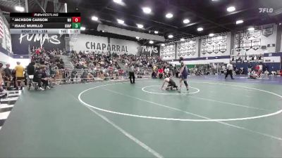 138 lbs Semifinal - Isaac Murillo, Chaparral vs Jackson Carson, Murrieta Valley