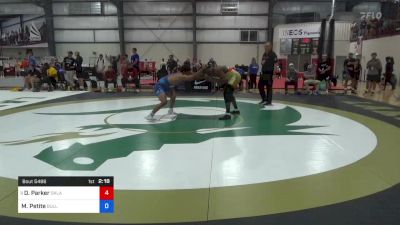 86 kg Round Of 64 - Deanthony Parker, Oklahoma Regional Training Center vs Marcus Petite, Bulls Wrestling Club