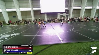 110 lbs Cons. Round 3 - Andi Stephensen, UT vs Crystal Serrano, AZ