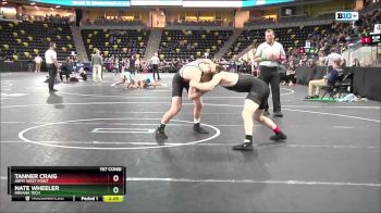 157 Consi 1st Place Match - Tanner Craig, Army West Point vs Nate Wheeler, Indiana Tech
