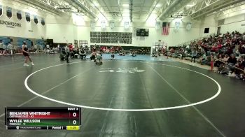 126 lbs Round 3 (3 Team) - Wylee Willson, Pinedale vs Benjamin Whitright, Cheyenne East