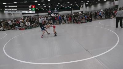 67 lbs Cons. Rd Of 16 - Max Sparrow, Elevate Wrestling Club vs Mason Thome, Immortal Athletics WC