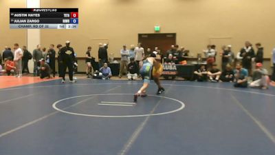 120 lbs Champ. Rd Of 32 - Austin Hayes, Team Takedown vs Julian Zargo, Rhino Wrtesling