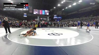 125 lbs Cons. Rd Of 32 - Baileigh Williams, NV vs Haley Proulx, NY