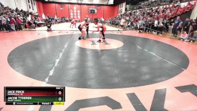 215 lbs Cons. Round 4 - Jacob Tyderek, Joliet (WEST) vs Jace Frick, MARSHFIELD, WI