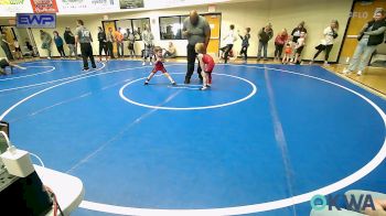 45 lbs Consolation - Maculey Andrews, Hilldale Youth Wrestling Club vs Kyler Rutherford, Verdigris Youth Wrestling