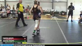 90 lbs Round 1 (6 Team) - Martez Sheard, Team Gotcha Red vs Boston Kuschel, Untouchables Purple