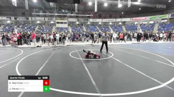 46 lbs Quarterfinal - Alejandro Martinez, Pomona Elite vs Joseph Perez, Bear Cave WC