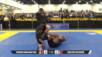 Linus Esper Von Schrenk vs Takeshiro Tanino Kauan Yuuki 2025 World IBJJF Jiu-Jitsu No-Gi Championship