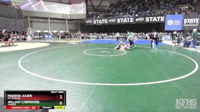 3A 126 lbs Cons. Round 3 - Maddox Julien, Mt. Spokane vs William Carpenter, Monroe