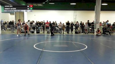 136 lbs Round Of 32 - Adam Rea, MO vs Emmitt Myers, WV