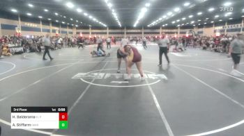 191 lbs 3rd Place - Hennessey Balderama, EL Paso Sundevils vs Aliyah Stiffarm, Havre WC