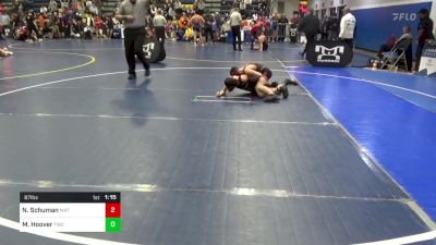 87 lbs Semifinal - Nathan Schuman, Mat Assassins vs Myles Hoover, TWC