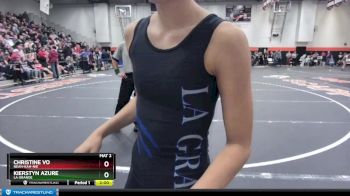 100 lbs Champ. Round 1 - Kierstyn Azure, La Grande vs Christine Vo, Neah-Kah-Nie