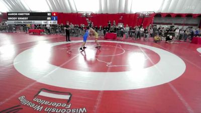 157 lbs Cons. Round 7 - Aaron Knetter, Wisconsin vs Brody Ernest, Askren Wrestling Academy