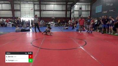 68 lbs Semifinal - Eliana Servis, Fair Lawn vs Ana Compo, Quakertown Youth Wrestling Club