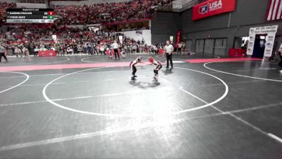 60 lbs Cons. Round 4 - Tyson Seitz, De Pere Youth Wrestling vs Kamden Frailing, Winneconne