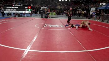 157 lbs Cons. Round 7 - Mason Faling, Lewiston vs Cannon Kemper, Burns