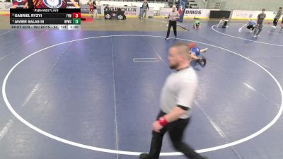 16U Boys - 94 lbs 1st Place Match - Javier Salas III, Bulldog Premier Wrestling Club vs Gabriel Ryzyi, Fenton Youth Wrestling