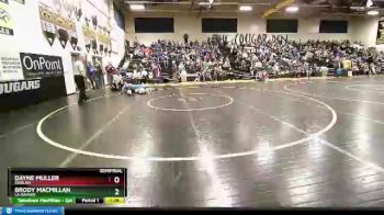 195 lbs Semifinal - Brody MacMillan, La Grande vs Dayne Muller, Siuslaw