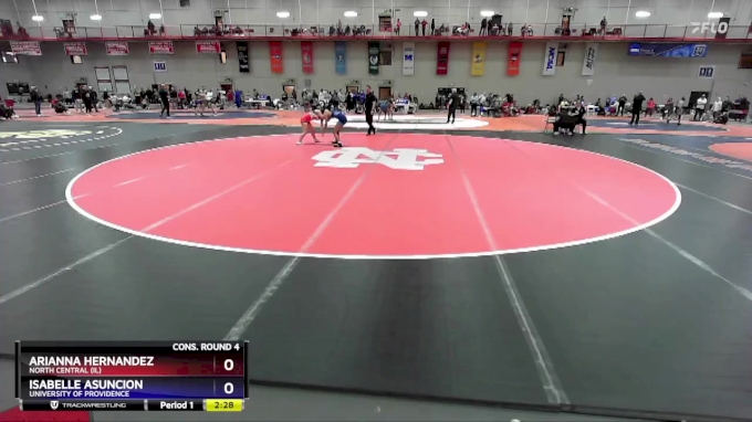 116 lbs Cons. Round 4 - Arianna Hernandez, North Central (IL) vs ...