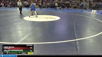 138 lbs Semifinal - Aden Braun, Jamestown vs William Lengenfelder, St. Mary`s