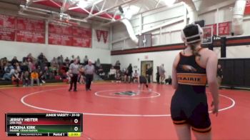 JV-10 lbs Round 3 - Jersey Heiter, Linn-Mar vs Mckena Kirk, Prairie, Cedar Rapids