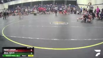 125 lbs Cons. Round 4 - Reese Carson, Carolina Takedown Club vs Brad Yokum, K-Vegas Elite