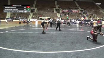 6A 157 lbs 5th Place Match - Enoch Abisoye, Russell County vs Cameron Benitez, Baldwin County