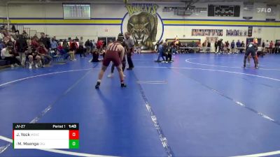 JV-27 lbs Round 1 - Martin Msenga, Cedar Rapids Jefferson vs Jakob Yock, Mount Vernon