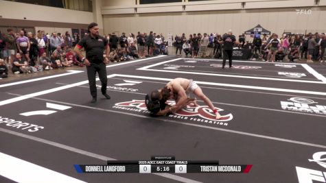 Tristan McDonald vs Donnell Langford 2025 ADCC East Coast Trials