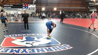 135A lbs Quarterfinal - Denton John, Spire Academy vs Jack Dunn, Wild Buffalo Wrestling Club
