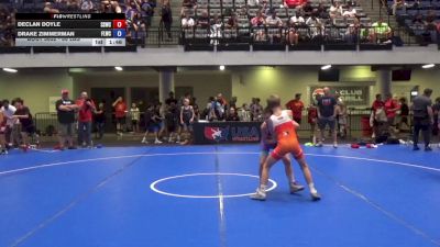 86 lbs Champ. Rd Of 32 - Declan Doyle, South Side Wrestling Club vs Drake Zimmerman, Fox Lake Wrestling Club