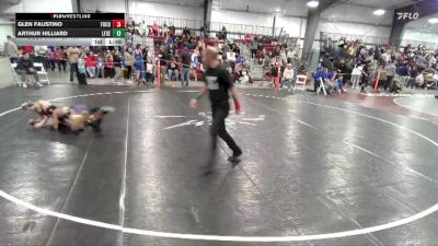 97-101 lbs Round 3 - Arthur Hilliard, Lingle-Ft. Laramie/Southeast vs Glen Faustino, Fort Collins