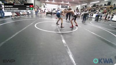 119 lbs Consolation - Ryan Noll, Locust Grove Youth Wrestling vs Austin Thatcher, Wagoner Takedown Club