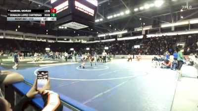 113 lbs Cons. Round 2 - Samuel Moran, Life Christian Academy vs Ronaldo Lopez Contreras, Davis