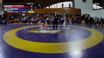 124 lbs 3rd Place Match - Alexandra Fitzgerald, Sacred Heart vs Megan Edwards, Elmira College