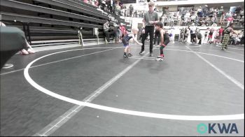 49 lbs Consi Of 8 #2 - Austin Galaviz, Tuttle Wrestling vs Steele Cook, Harrah Little League Wrestling