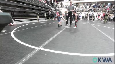 49 lbs Consi Of 8 #2 - Austin Galaviz, Tuttle Wrestling vs Steele Cook, Harrah Little League Wrestling