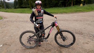 Bike Check: Kailey Skelton's KHS Pro Downhill Bike At The 2022 USA Cycling Mountain Bike National Championships